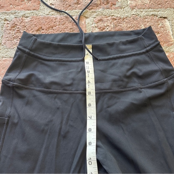 Tavi 7/8 Tie Waist Pocket Tight Leggings Yoga Pants Black Size Large - Picture 7 of 16